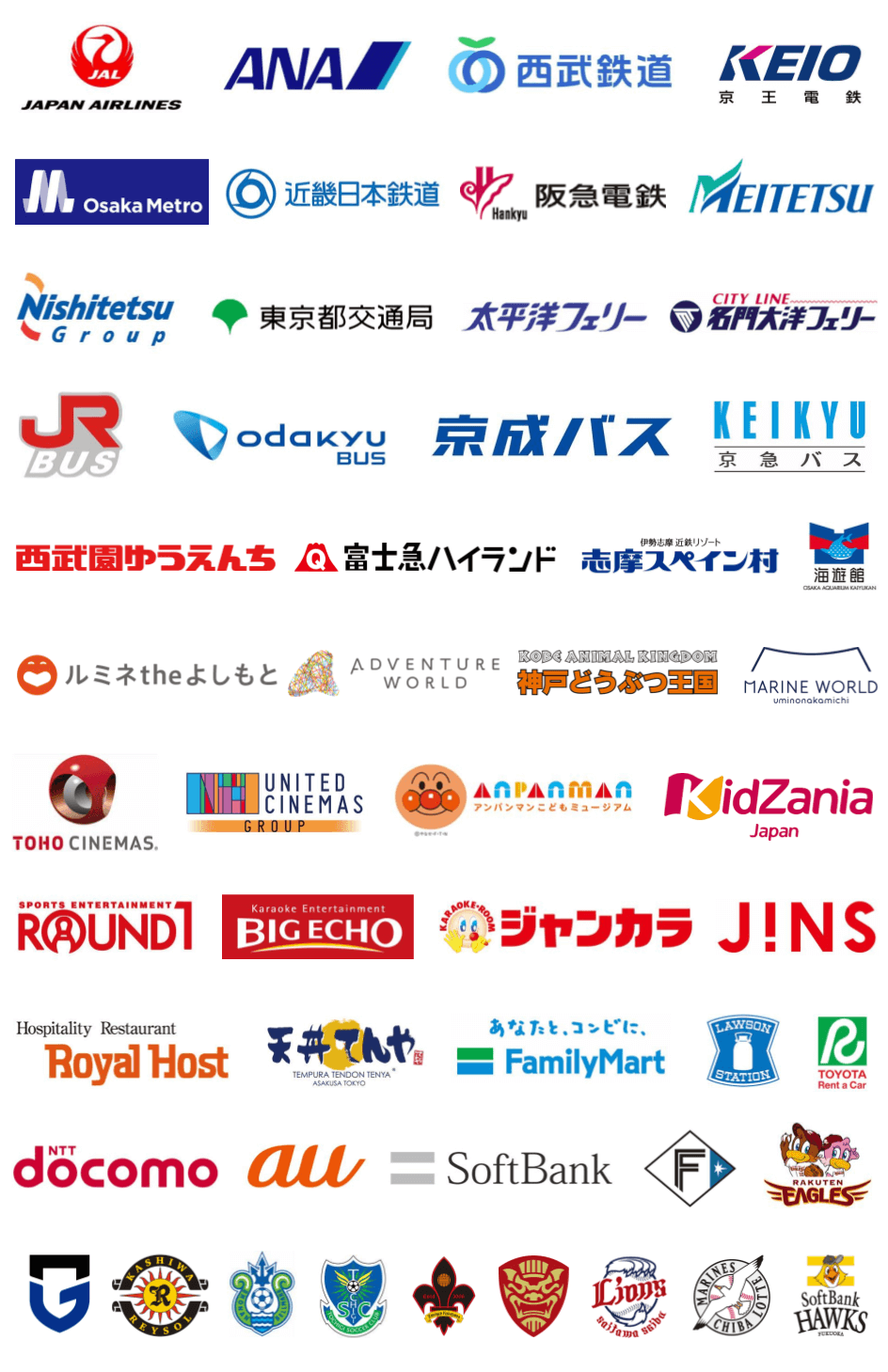 ミライロIDが使える場所